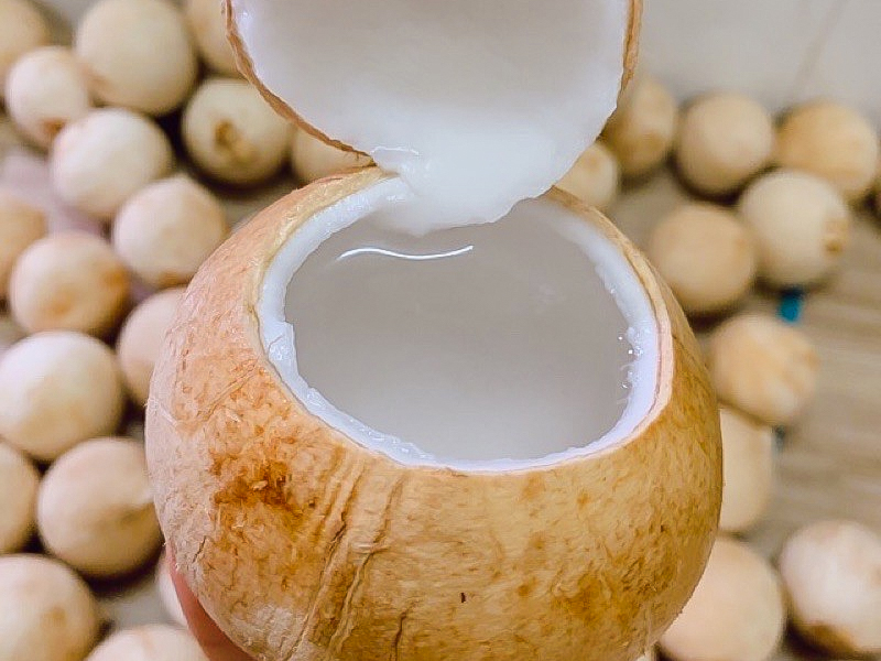 Dừa xiêm trọc Bến Tre