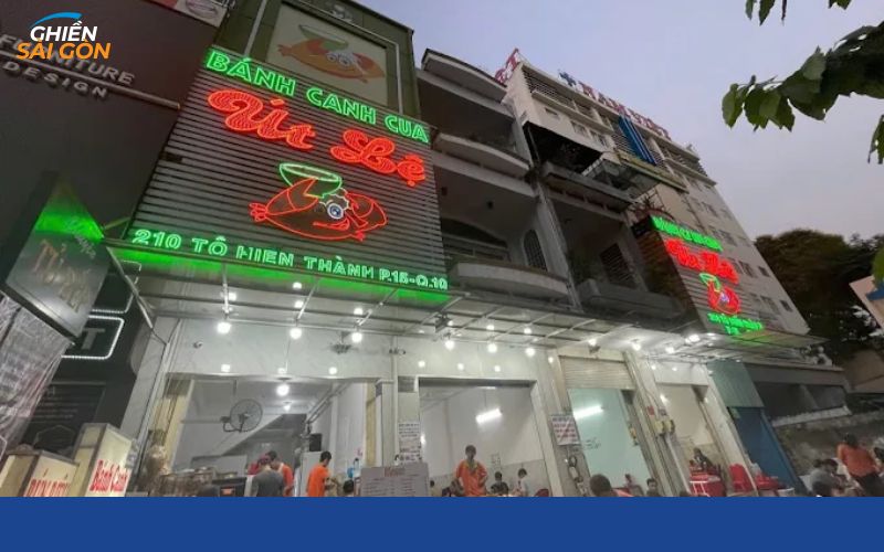 Dịch vụ tại quán Bánh Canh Cua Út Lệ