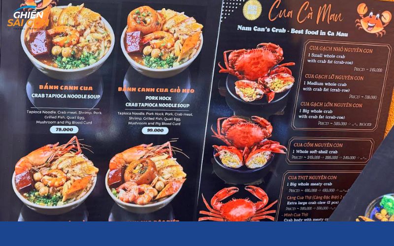 Bánh canh cua càng tươi ngon tại Út Thảo