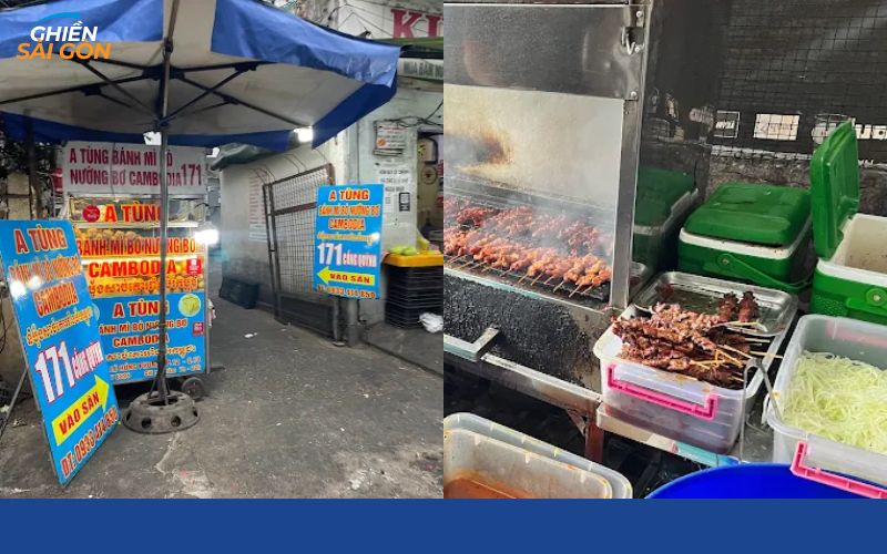 Tiệm bánh mì Campuchia A Tùng – quán ngon Quận 1