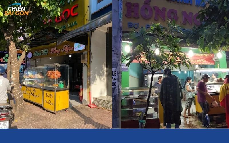 Nhân viên phục vụ tận tâm tại bánh mì Hồng Ngọc