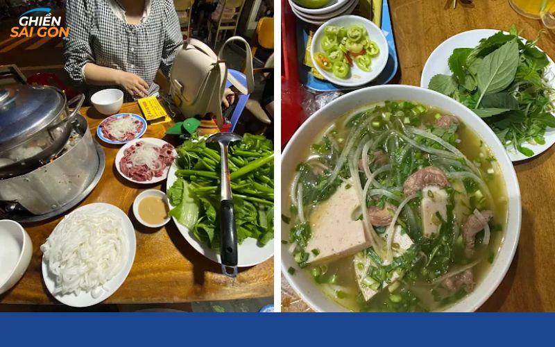 Tô bún bắp bò ngon tại quán Phương CityLand