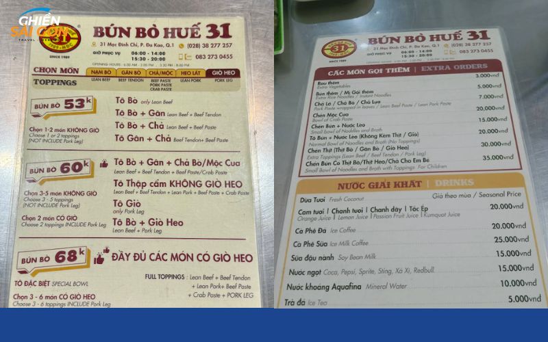 Nước lèo đậm vị tại Bún Bò Huế 31