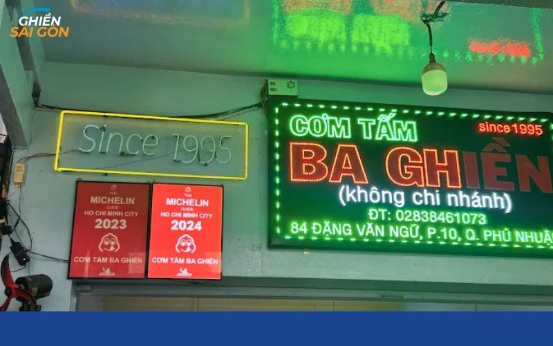 Cơm tấm Ba Ghiền Đặng Văn Ngữ