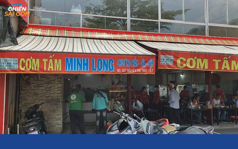 Không gian quán Cơm Tấm Minh Long Quận 7