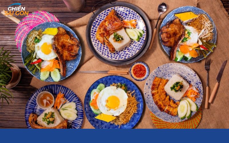 Không gian cơm tấm Mộc ấm cúng, tinh tế