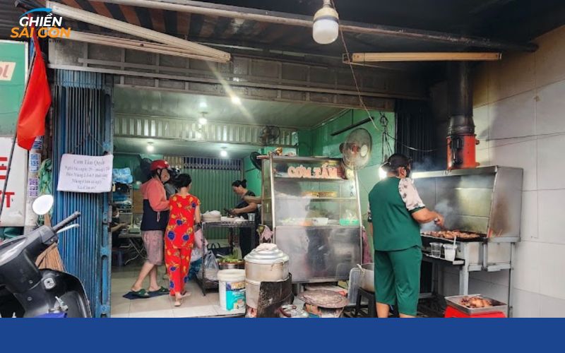Không gian quán Cơm Tấm Quyền Bình Thạnh